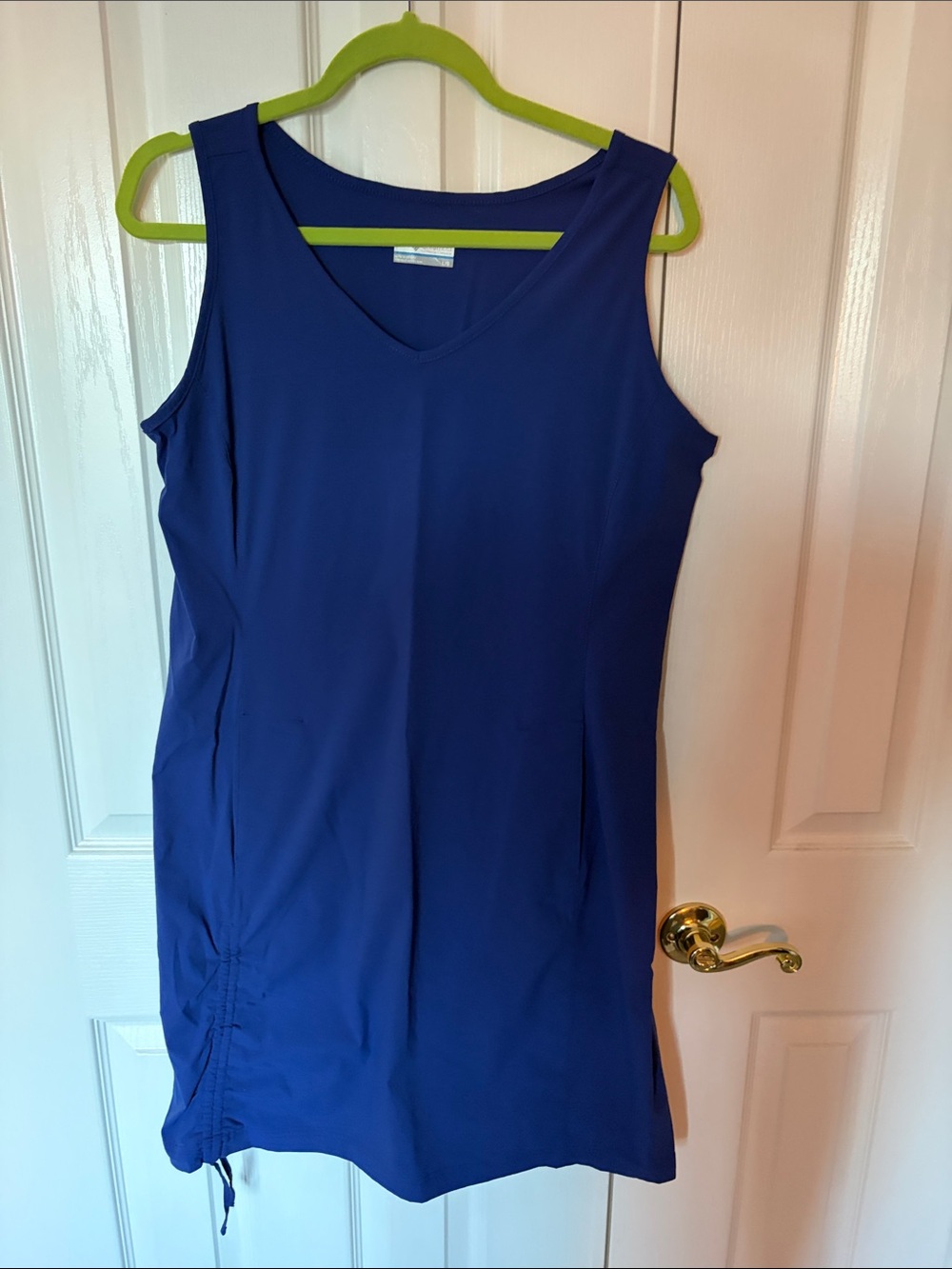 Women's V-Neck Royal Blue Tank Dress